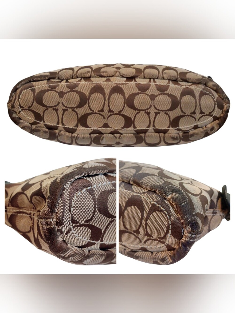Coach Vintage Signature Canvas Soho Hobo Bag - Picture 12 of 16